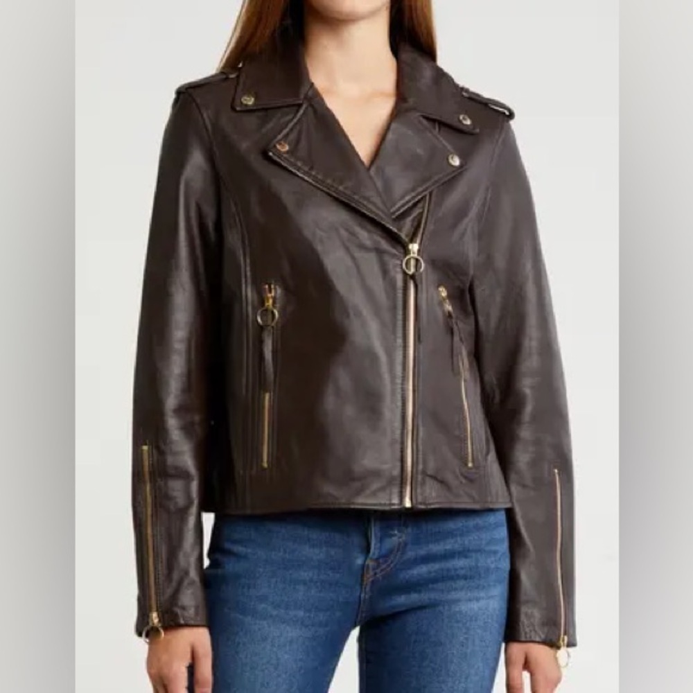 Sam Edelman | Leather Moto Jacket